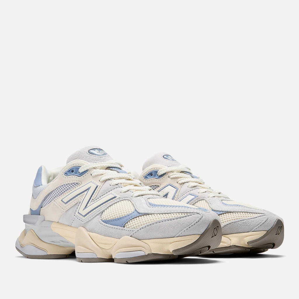 New Balance Unisex 9060 Suede and Mesh Trainers - UK 5